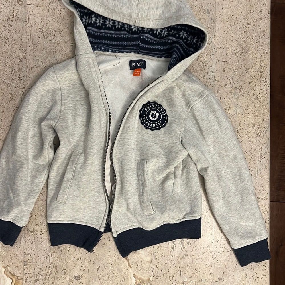 Children’s place zip sweatshirt jacket youth medium (7)